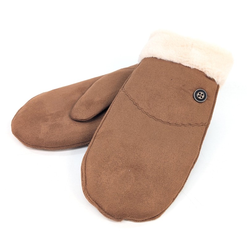 Sheepskin Mittens - Tan