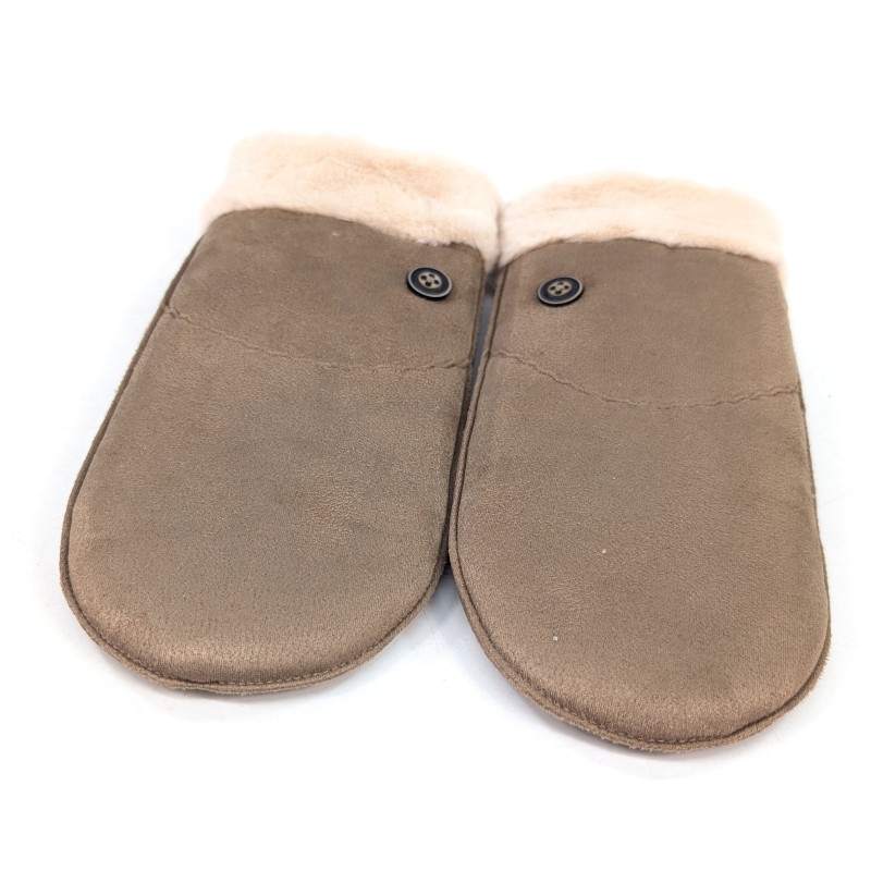 Sheepskin Mittens - Latte