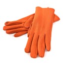 Multi Striped Two in One Gloves - Tropical Forest Orange