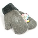 Mitten/Glove - Grey Snowflake
