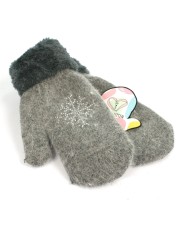 Mitten/Glove - Grey Snowflake Mitten/Glove - Grey Snowflake