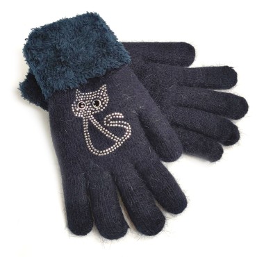 Fluffy Glove - Blue Cat Fluffy Glove - Blue Cat