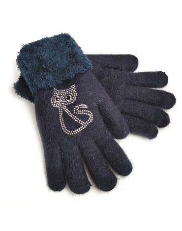 Fluffy Glove - Blue Cat Fluffy Glove - Blue Cat