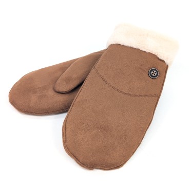 Sheepskin Mittens - Tan