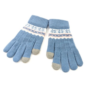 Nordic Style Gloves - Blue Nordic Style Gloves - Blue