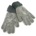 Fluffy Glove - Grey Deer