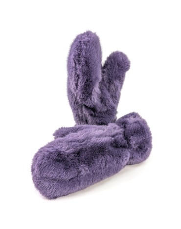 Faux Fur Mittens - Purple Faux Fur Mittens - Purple