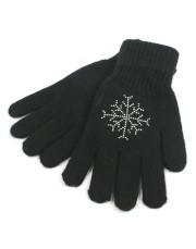 Glove - Black Snowflake Glove - Black Snowflake